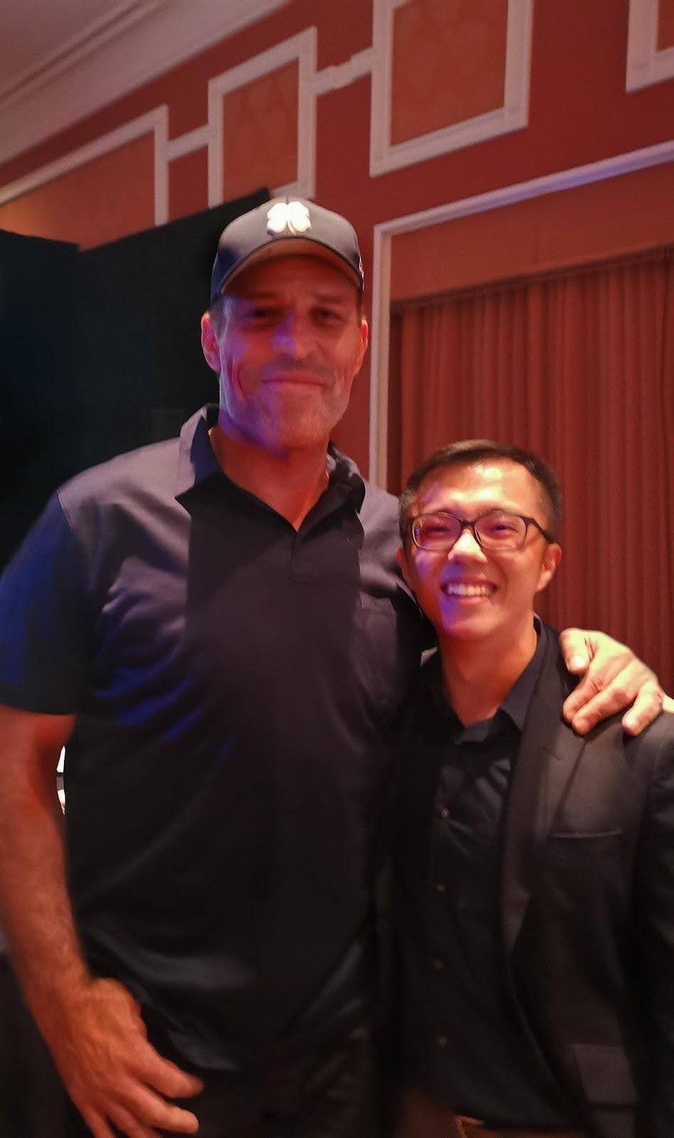 Marc Teo with Tony Robbins, Las Vegas 2019